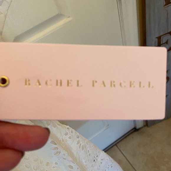 Rachel Parcell Tiered Eyelet Shirtdress, XL - Picture 5 of 8